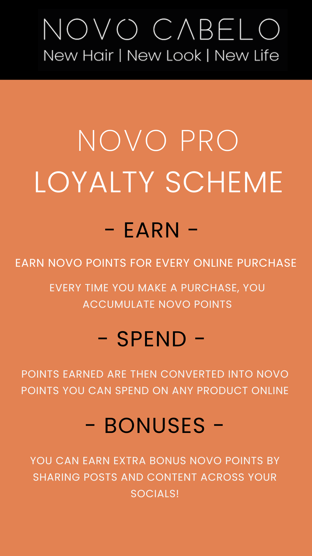 Novo Pro Loyalty Points